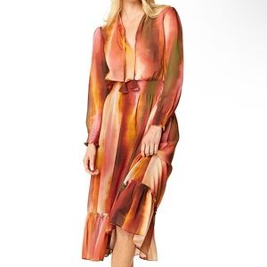 NWT MISA poppy dress in Jaipur Ombre size large